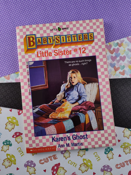 Vintage 1990 1st Printing Baby-Sitters Little Sister #12, Karen's Ghost Softcover