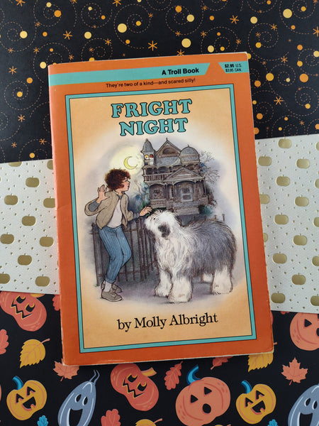 Vintage 1989 1st Printing Troll Book, Fright Night by Molly Albright Softcover