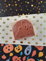 Vintage 1999 Stampin' Up! Teddy Bear Autumn Fall Leaves Block/Rubber Stamp