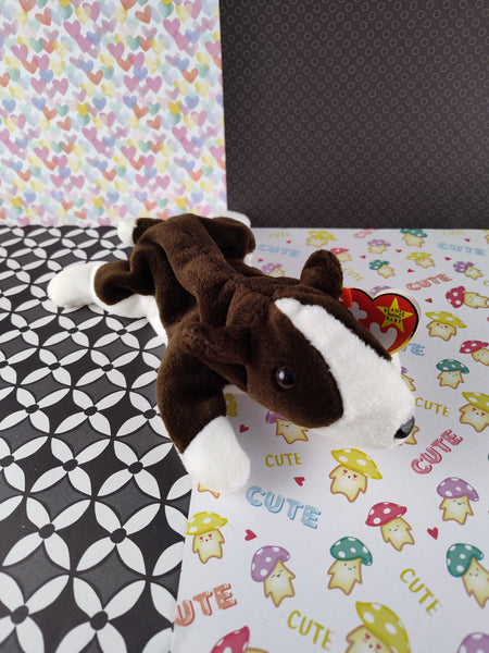 Vintage 1997 TY Beanie Baby Bruno, Dog September 9, 1997