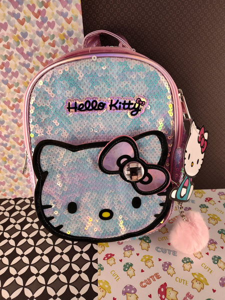 2020 Hello Kitty by Sanrio Miniature Backpack Sequins Cute Kawaii NWT