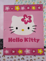 2013 Sanrio Hello Kitty 2 Pocket Folder Portfolio for 3-Ring Binder, Unused