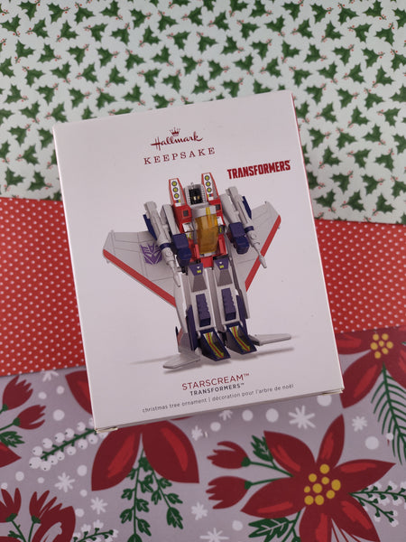 2018 Hallmark Keepsake Christmas Ornament Transformers Starscream Open Box