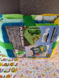 Minecraft Super Soft Graphic Plush Throw Blanket 62" x 90", NEW