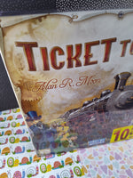 Ticket to Ride Board Game - A Cross-Country Train Adventure for Friends and Family! Strategy Game