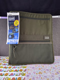 Vintage 1999 Mead Five Star First Gear 2" Zipper Binder, Olive Green, NWT NOS