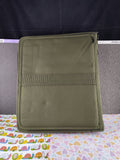 Vintage 1999 Mead Five Star First Gear 2" Zipper Binder, Olive Green, NWT NOS