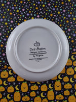 Magenta Designer Collection "Jack's Pumpkins" 6" Halloween Kitties Dessert Plate