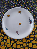 Magenta Designer Collection "Jack's Pumpkins" 6" Halloween Kitties Dessert Plate