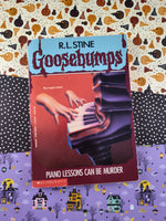 Vintage 1990's R.L. Stine Goosebumps #13, Piano Lessons Can Be Murder