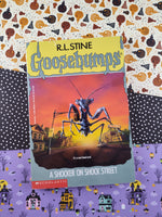 Vintage 1995 R.L. Stine Goosebumps #35, A Shocker on Shock Street
