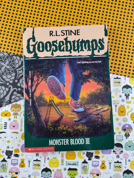 Vintage 1995 1st Printing R.L. Stine Goosebumps #29, Monster Blood III