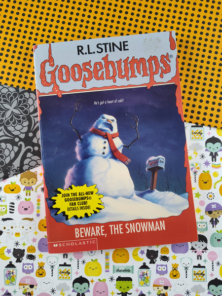 Vintage 1997 1st Printing R.L. Stine Goosebumps #51, Beware, The Snowman