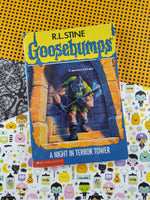 Vintage 1990's R.L. Stine Goosebumps #27, A Night in Terror Tower