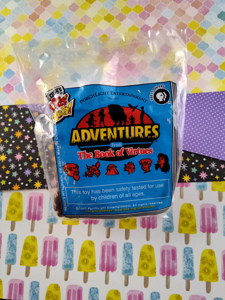 Vintage 1997 Adventures From the Book of Virtues Wendy's Kids Meal Toy SEALED