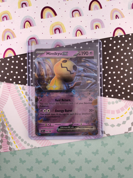 Pokemon TCG - Mimikyu ex Promo Full Art Holo Card SVP 004 - NM