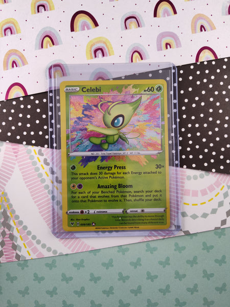 Pokemon TCG - Celebi Vivid Voltage Holographic Card 009/185 - NM