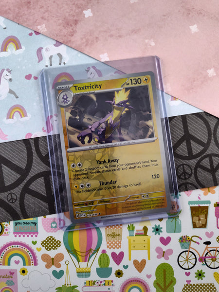 Pokemon TCG - Toxtricity Scarlet & Violet Reverse Holo Card 072/198 - NM