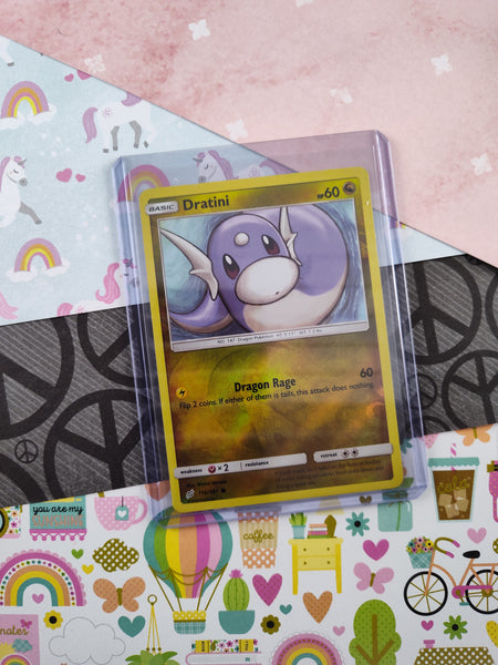 Pokemon TCG - Dratini Team Up Reverse Holo Card 116/181 - NM