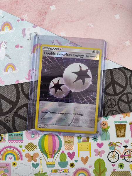 Pokemon TCG - Double Colorless Energy Shining Legends Reverse Holo Card 69/73 -  NM