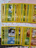 Vintage 1990's Bulk Pokemon Card Lot, 29 Common + 19 Uncommon WOTC Cards No Duplicates