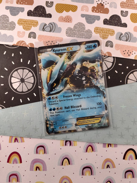 Pokemon TCG - Kyurem EX Promo Full Art Holo Card BW37 - HP/Creased