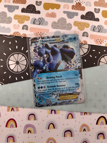 seismitoad ex pokemon card value Pokemon TCG - Seismitoad EX Furious Fists Full Art Holo Card 20/111