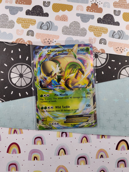 Pokemon TCG - Chesnaught EX X&Y Promo Full Art Holo Card XY18 - MP