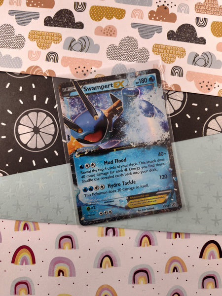 Pokemon TCG - Swampert EX X&Y Promo Full Art Holo Card XY55 - LP