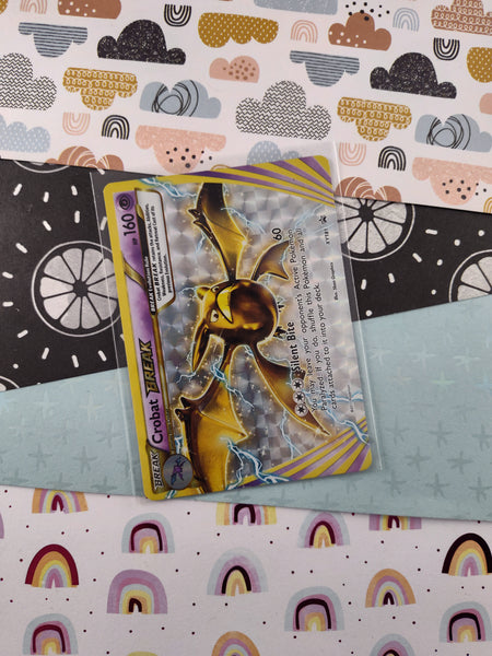 Pokemon TCG - Crobat BREAK X&Y Promo Full Art Holo Card XY181 - VG