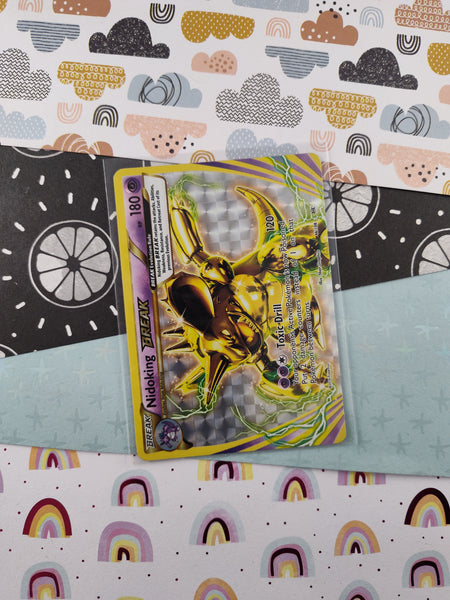 Pokemon TCG - Nidoking BREAK Evolutions Full Art Holo Card 46/108 - LP