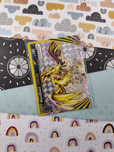 Pokemon TCG - Mandibuzz BREAK X&Y Promo Full Art Holo Card XY182 - VG
