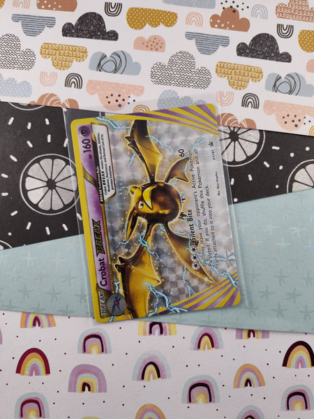 Pokemon TCG - Crobat BREAK X&Y Promo Full Art Holo Card XY181 - LP