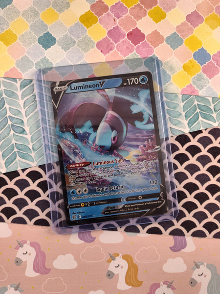 Pokemon TCG Ultra Rare Lumineon V Brilliant Stars Full Art Holo Card 040/172 - NM