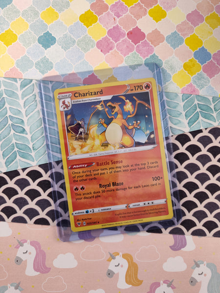 Pokemon TCG - Charizard Vivid Voltage Non-Holo Card 025/185 - NM Pfaltzcraftsmore Pokemon TCG - Charizard Vivid Voltage Non-Holo Card 025/185 - NM Pfaltzcraftsmore