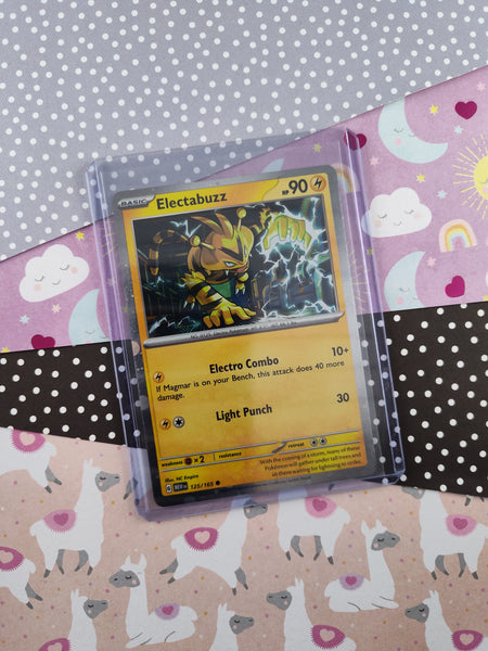 Pokemon TCG - Electabuzz Scarlet & Violet (Cosmos) Holographic Card 125/165 - NM