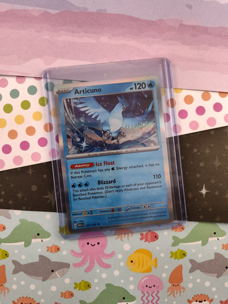 Pokemon TCG - Articuno Scarlet & Violet Holographic Card 144/165 - NM