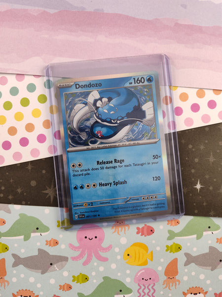 Pokemon TCG - Dondozo Scarlet & Violet Holographic Card 061/198 - NM