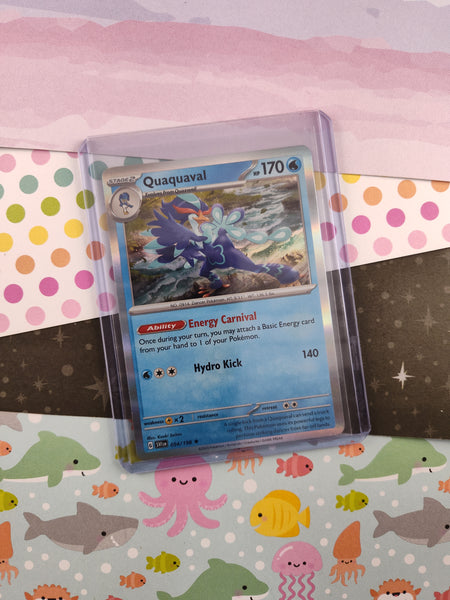 Pokemon TCG - Quaquaval Scarlet & Violet Holographic Card 054/198 - NM
