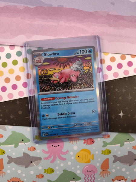 Pokemon TCG - Slowbro Scarlet & Violet Holographic Card 043/198 - NM