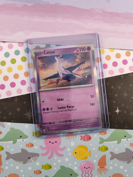Pokemon TCG - Latios Paradox Rift Holographic Card 073/182 - NM