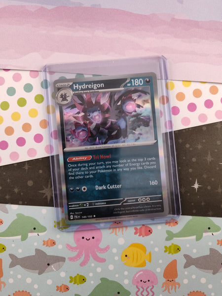 Pokemon TCG - Hydreigon Paldea Evolved Holographic Card 140/193 - NM