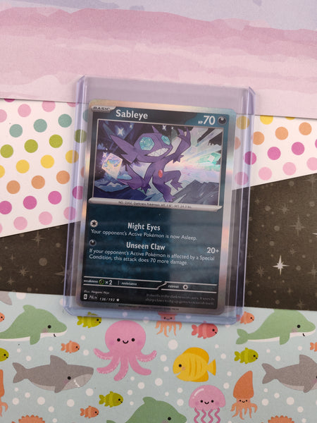 Pokemon TCG - Sableye Paldea Evolved Holographic Card 136/193 - NM