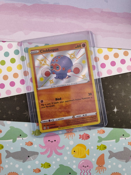 Pokemon TCG - Clobbopus Shining Fates Shiny Vault Holographic Card SV0 Pfaltzcraftsmore Pokemon TCG - Clobbopus Shining Fates Shiny Vault Holographic Card SV0 Pfaltzcraftsmore