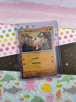 Pokemon TCG - Mankey Paldea Evolved Holographic Card 106/193 - NM