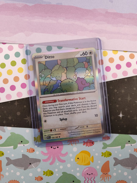 Pokemon TCG - Ditto Scarlet & Violet Holographic Card 132/165 - NM