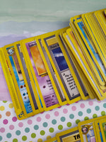 Vintage 1990's Bulk Pokemon Card Lot, 117 Common + 110 Uncommon WOTC Cards No Duplicates