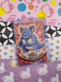 Vintage 1998 Topps 1st Edition Blue Label TV Animation Edition #31 Nidoqueen Non-Holo Pokemon Card - NM