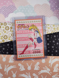 Vintage 1990's (Japanese) Sailor Moon Trading Vending Non-Holo Sticker Power 4000 - NM