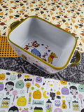 Walt Disney's Winnie the Pooh Miniature Ceramic Loaf Pan, Nice & Clean